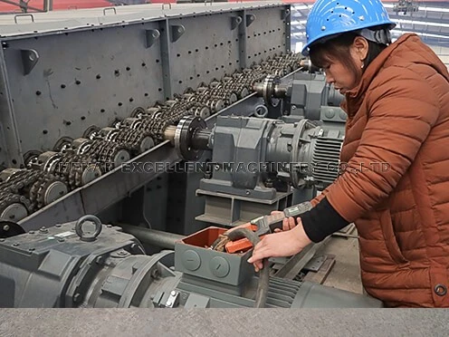 Heavy-Duty Roller Screen Wobbler Feeder Current Detection Heavy-Duty Roller Screen Wobbler Feeder Current Detection