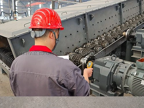 Heavy-Duty Roller Screen Wobbler Feeder Shaft Temperature Detection Heavy-Duty Roller Screen Wobbler Feeder Shaft Temperature Detection