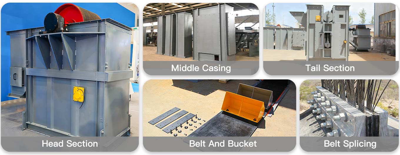 Sand Belt Type Bucket Elevator Details Sand Belt Type Bucket Elevator Details